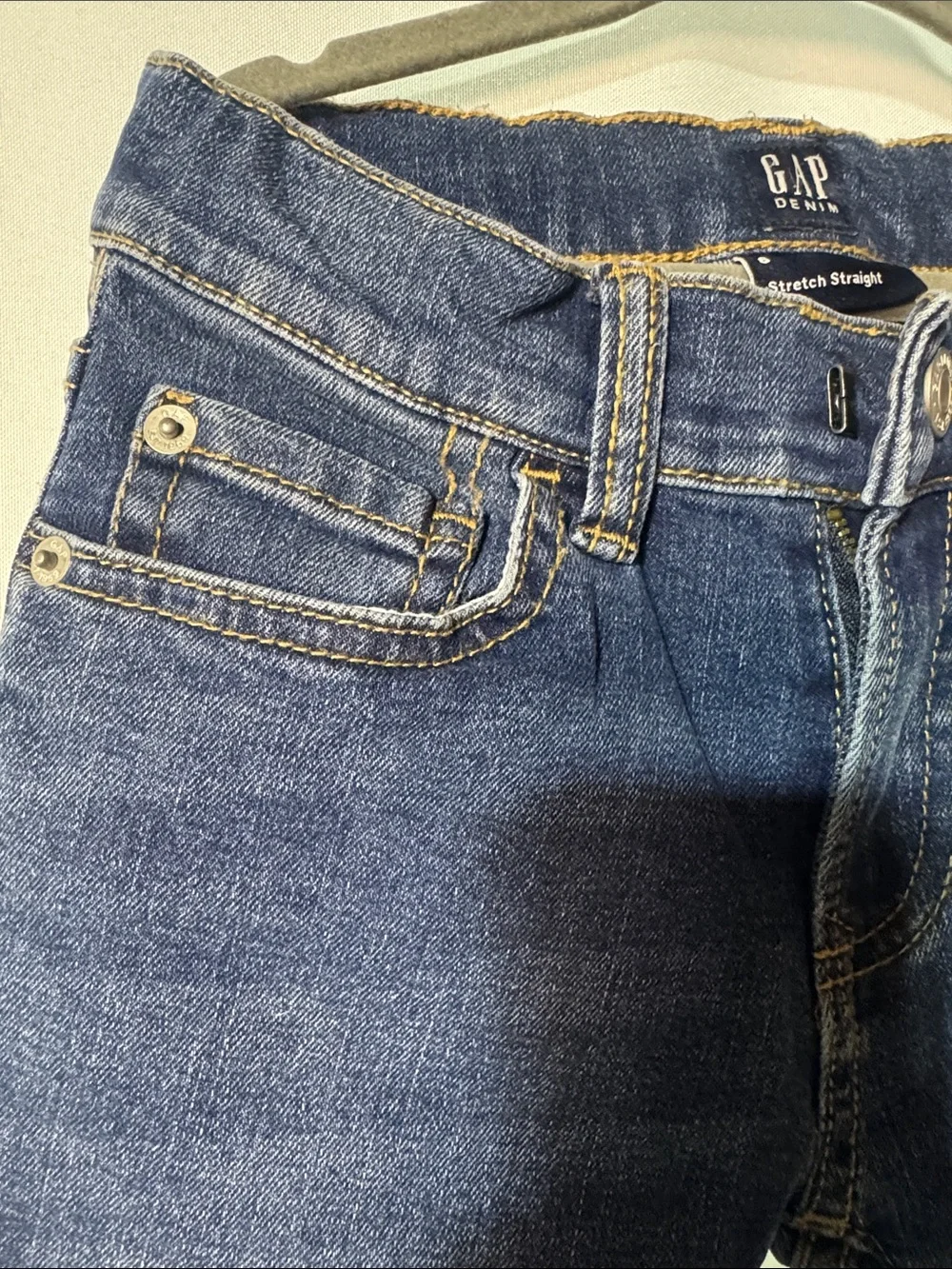 GAP Kids Dark Blue Straight Jeans Size 6